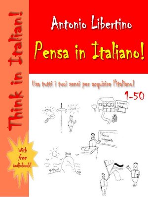 cover image of Pensa in Italiano! Think in Italian! Carte 1-50